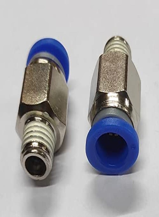 CRAFTSFY 1/4" X 12 MM OD Pneumatic Push Type Male Connector Push in Joint Pneumatic Connector Quick Fittings Size: 1/4" X 12 MM OD Quick Conector Air Fittings Size:1/4 X 12 MM (Pack of 2) - Image 5